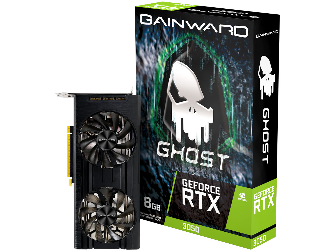 GAINWARD GeForce RTX 3050 GHOST 8GB GDDR6 NE63050019P1-190AB-G [PCIExp 8GB]