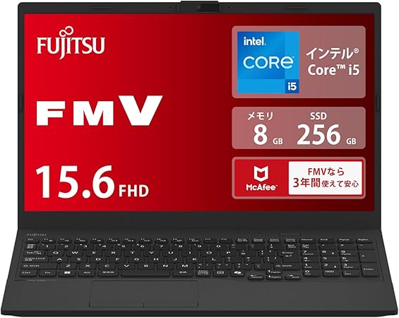 富士通  FMVWJ2A151_AZ  FMV Lite WA1/J2 《Core i5/メモリ 8GB/SSD 256GB/15.6インチ/Windows 11》... fixed
