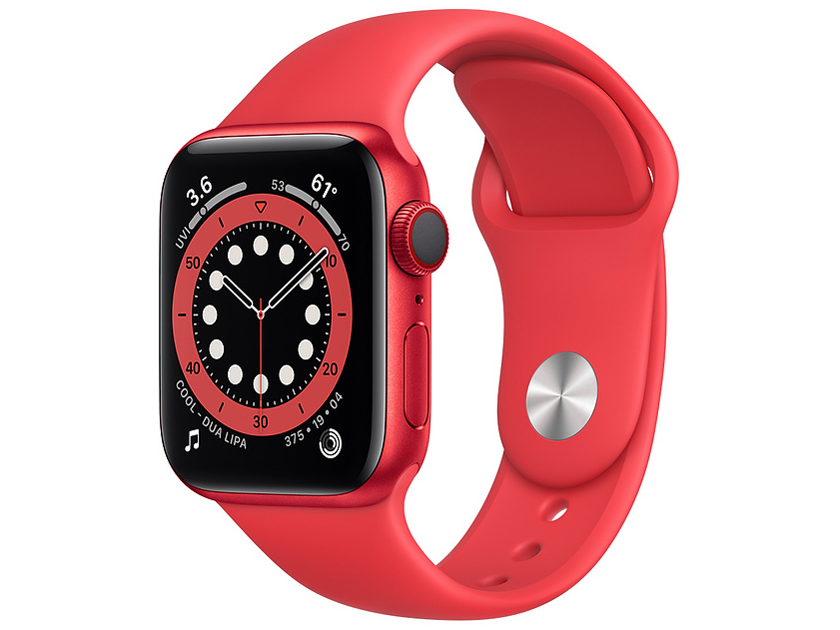 Apple Watch Series 6 GPS+Cellularモデル 40mm M06R3J/A [(PRODUCT)REDスポーツバンド]