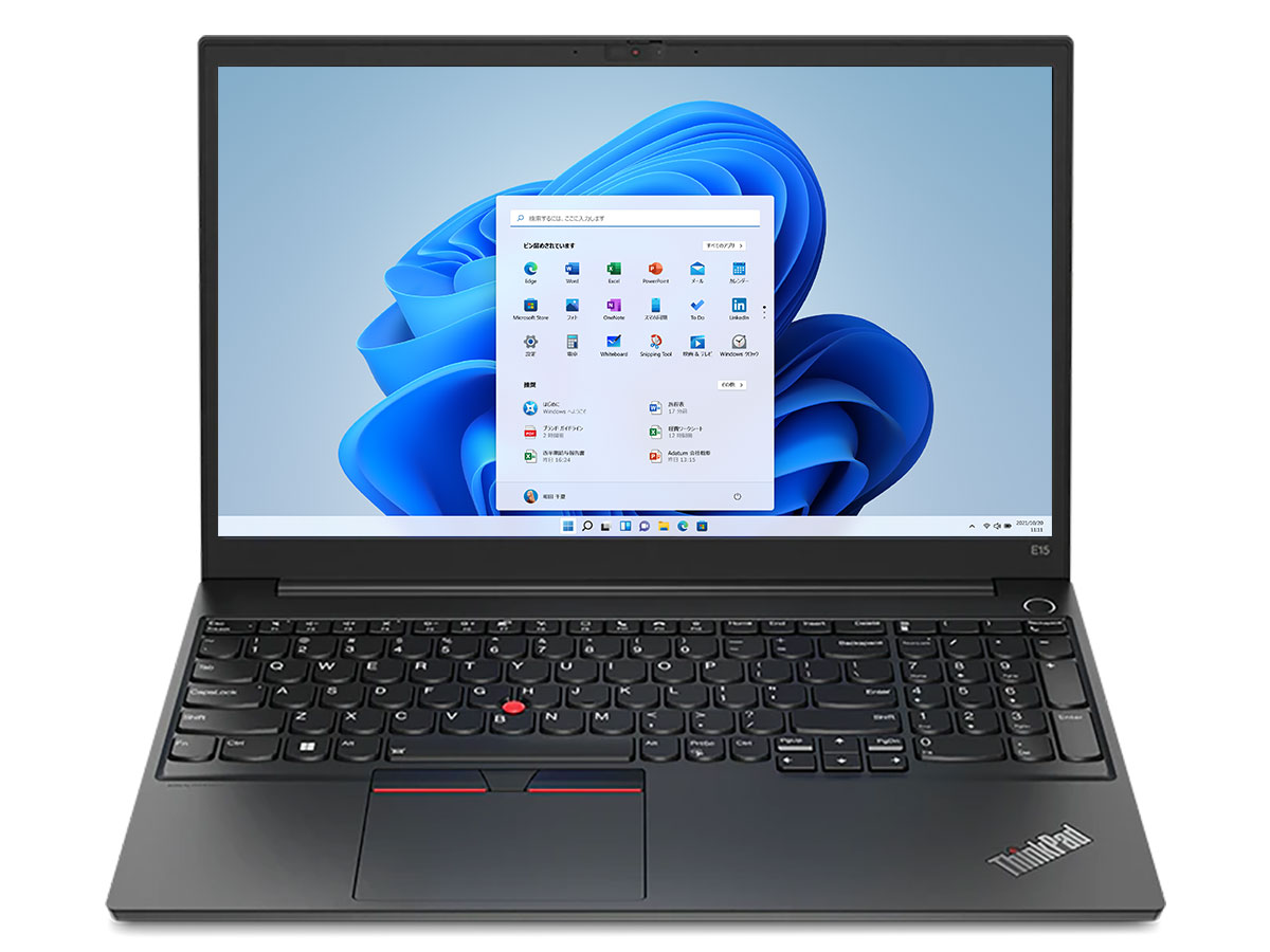Lenovo ThinkPad E15 Gen 4 21E600DAJP《Core i7 1255U/メモリ 16GB/SSD 512GB/15.6型フルHD/Windows11/Office付き》