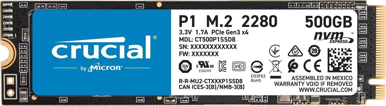 crucial P1 CT500P1SSD8