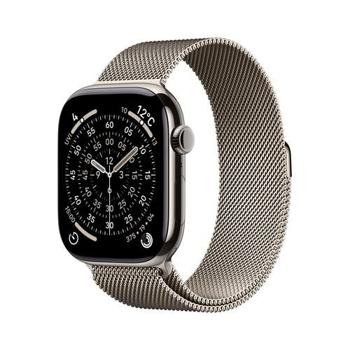 ★Apple Watch Series 11 GPS+Cellularモデル 46mm MFD04J/A [ナチュラルチタニウムケース・ナチュラルミラネーゼループ M/L]