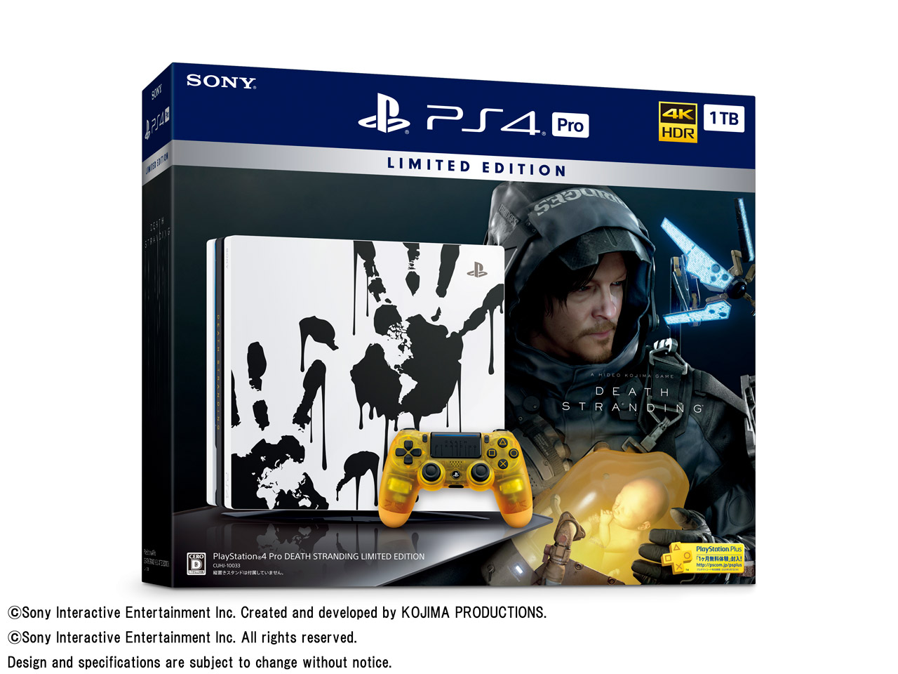 SONY プレイステーション4 Pro DEATH STRANDING LIMITED EDITION CUHJ-10033 [1TB]